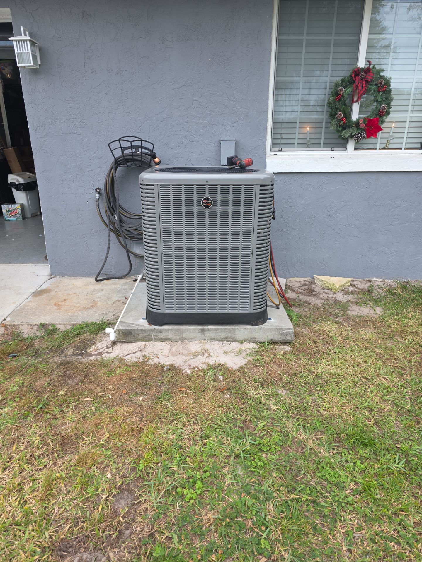 RUUD condenser installed by Synergy